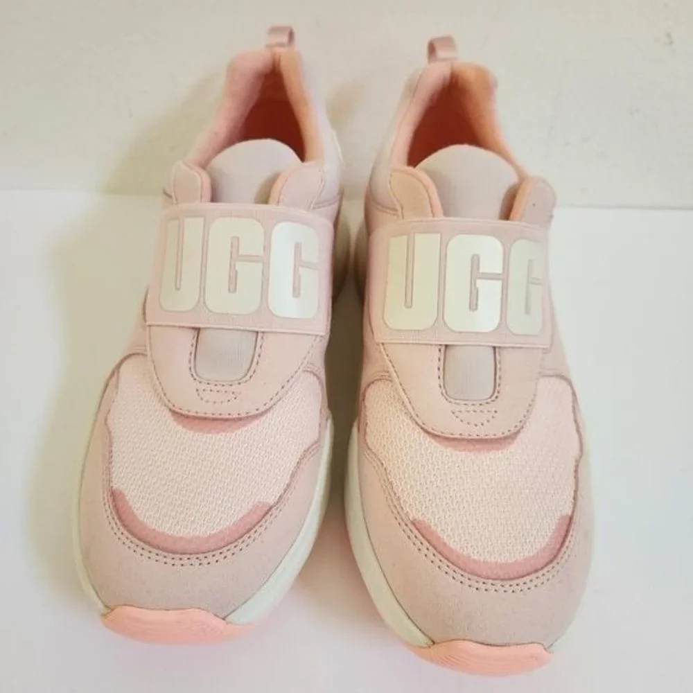 Ugg Posie Pink / White La Flex Slip On Trainer, Size 7 - Picture 2 of 15